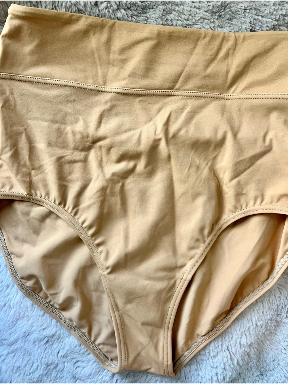 balera Beige High-Waist Brief M